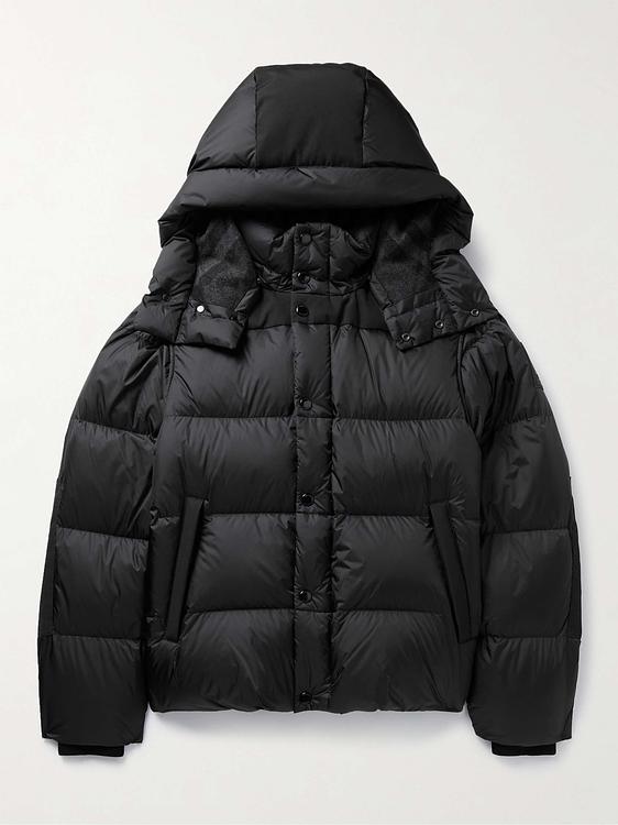 Black down jacket from Burberry