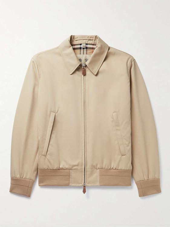 Beige bomber jacket from Burberry