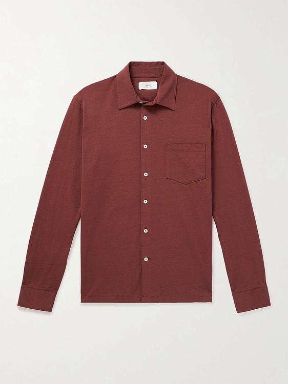 Purple casual shirt from Mr P.