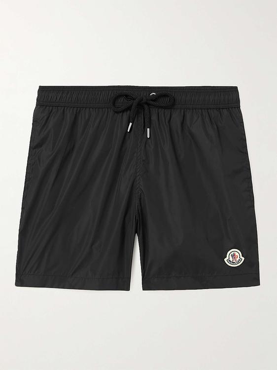 Black swim shorts from Moncler