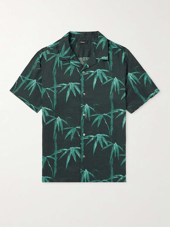 Dark grey short sleeve shirt from Theory