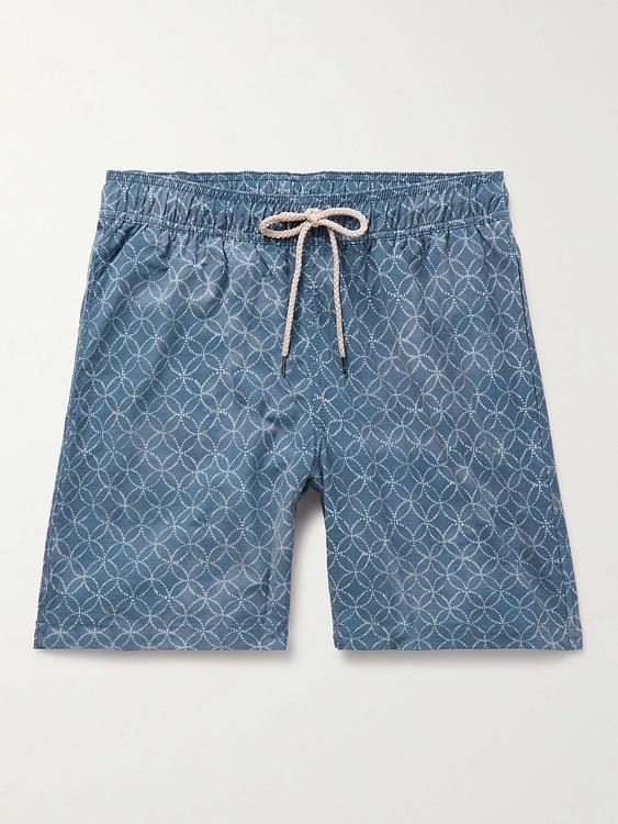 Dark grey swim shorts from Faherty