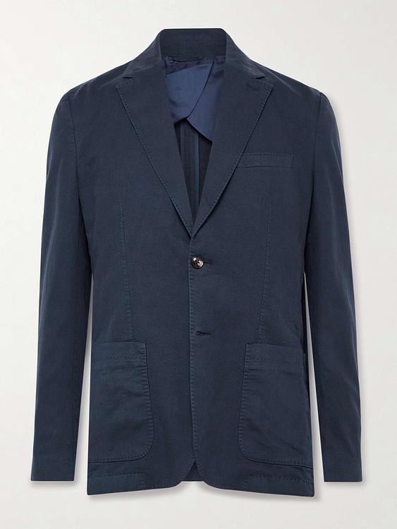 Dark grey blazer from Faherty