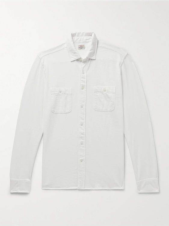 Grey casual shirt from Faherty