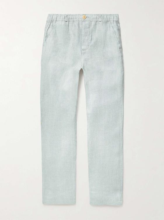 Grey drawstring trousers from Oliver Spencer