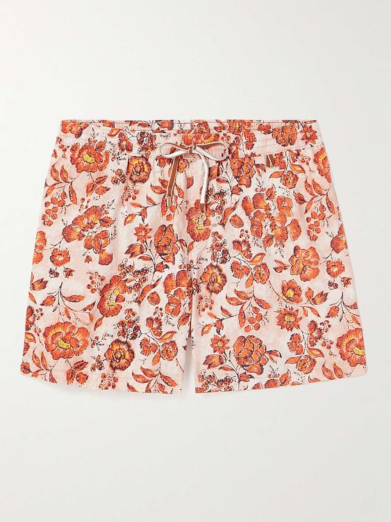 Light pink swim shorts from Loro Piana