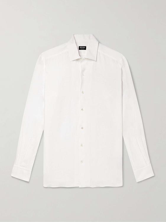 White casual shirt from Zegna