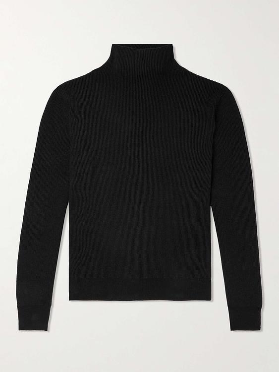 Black turtleneck from The Row