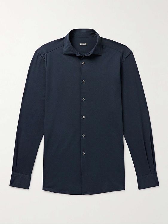Black casual shirt from Zegna