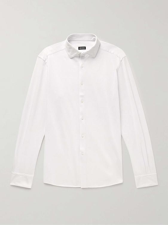 White casual shirt from Zegna