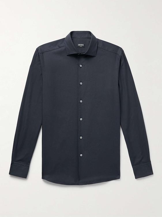 Dark grey casual shirt from Zegna
