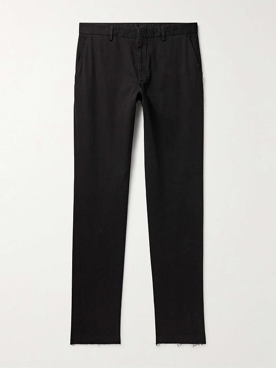 Black chinos from Zegna