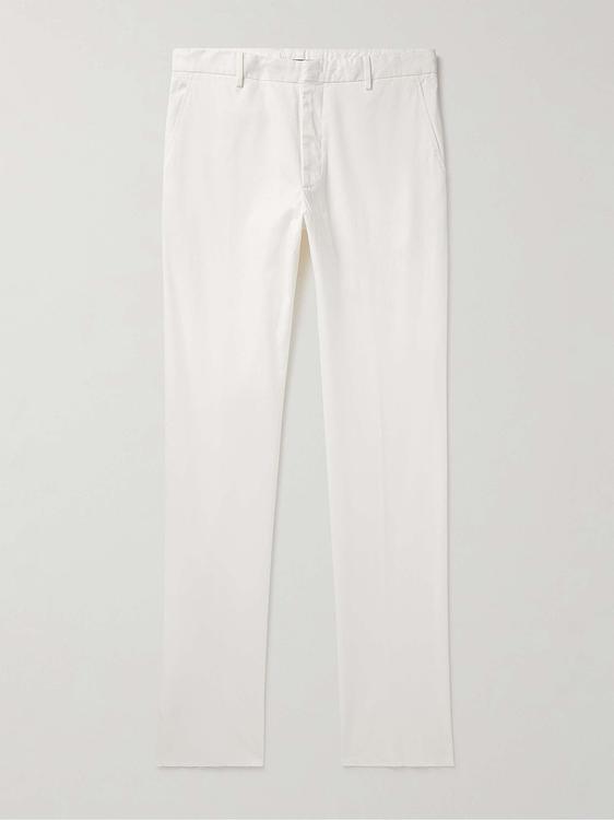 White chinos from Zegna