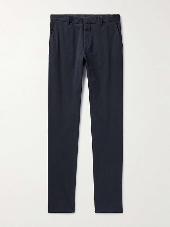 Black chinos from Zegna