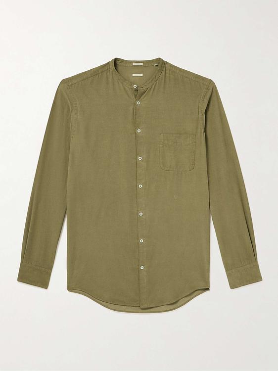 Taupe casual shirt from Massimo Alba