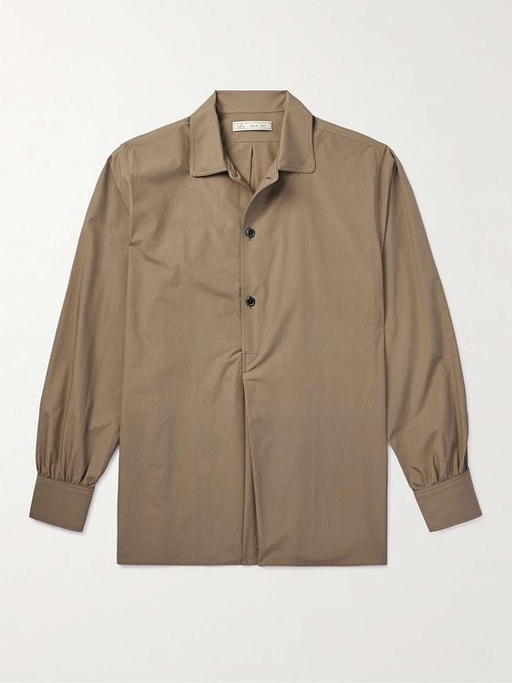 Brown casual shirt from Umit Benan B+