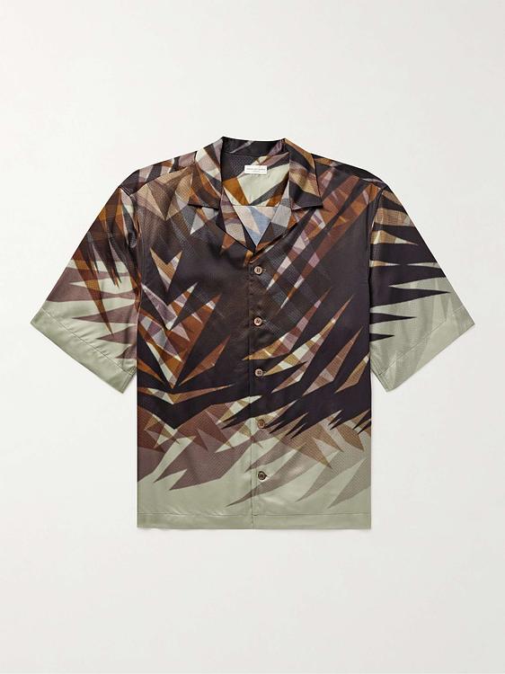 Black short sleeve shirt from Dries Van Noten