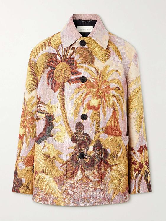 Multicolor coat from Dries Van Noten