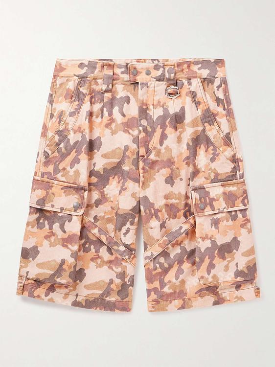 Light pink cargo shorts from Isabel Marant