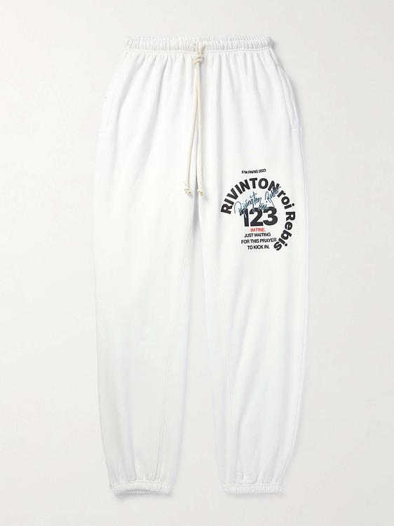 Print white sweatpants from Rrr123