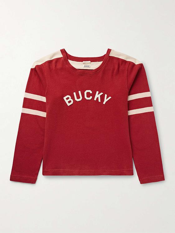 Print red sweatshirt from Bode