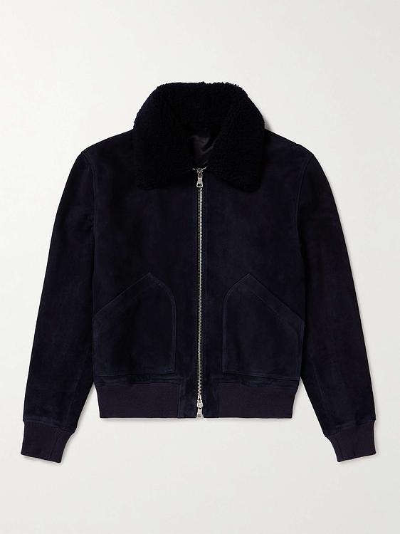 Black bomber jacket from Mr P.