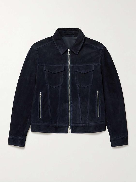 Black leather jacket from Mr P.