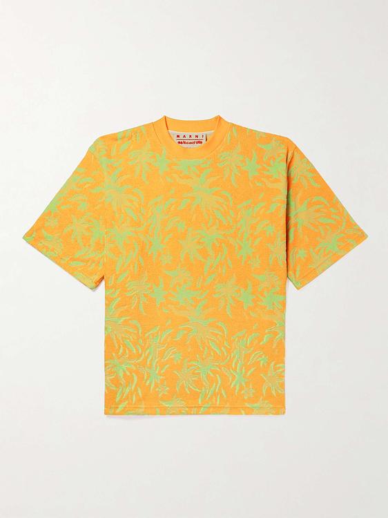 Dark yellow t-shirt from Marni