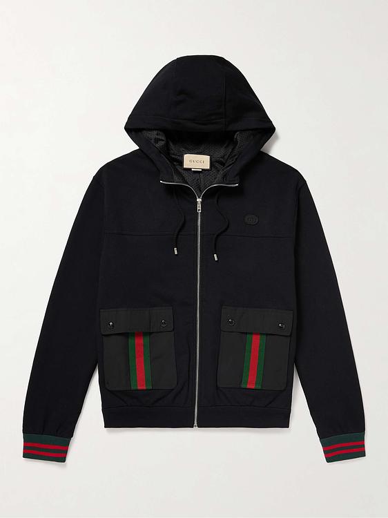 Black hooded sweatshirt from Gucci