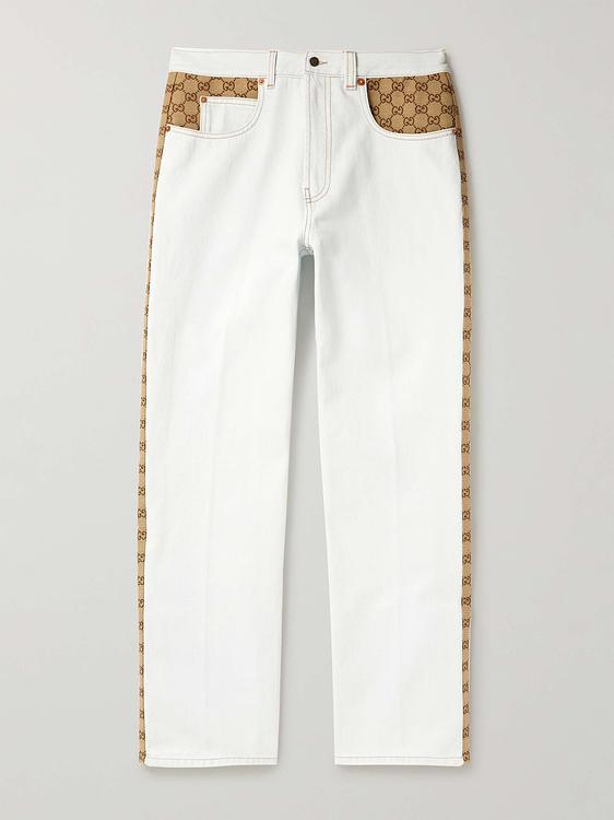 White jeans from Gucci
