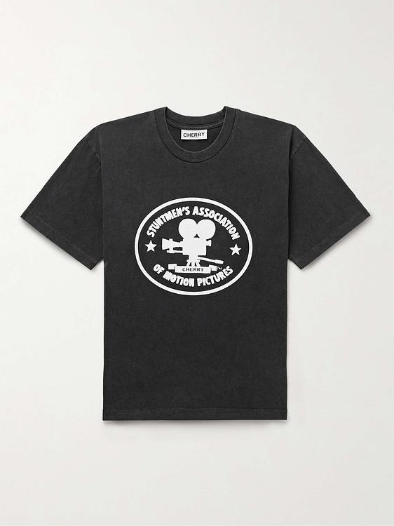 Print black t-shirt from Cherry Los Angeles