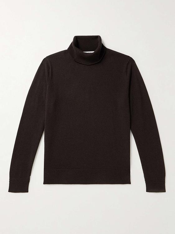 Black turtleneck from Mr P.