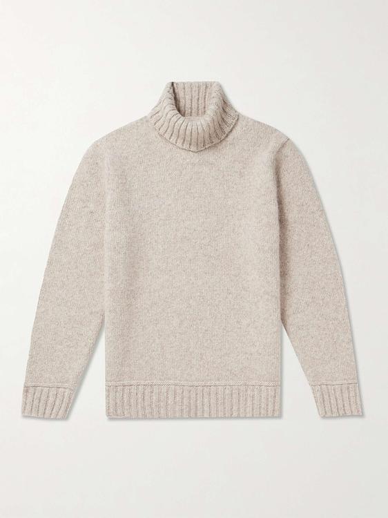 Beige turtleneck from Mr P.