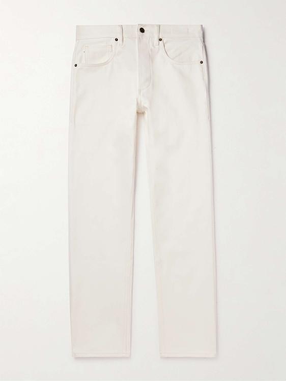 White jeans from Saman Amel