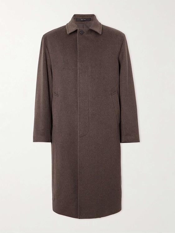 Dark brown coat from Saman Amel