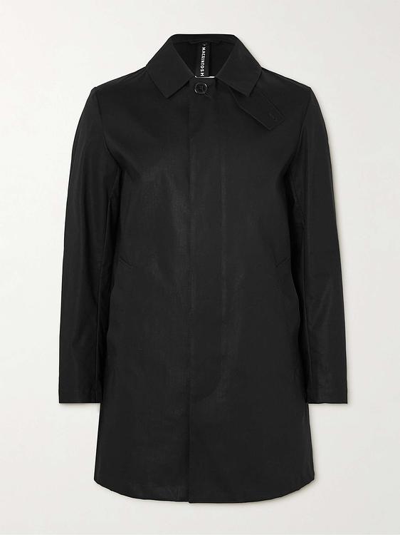 Black trench coat from Mackintosh