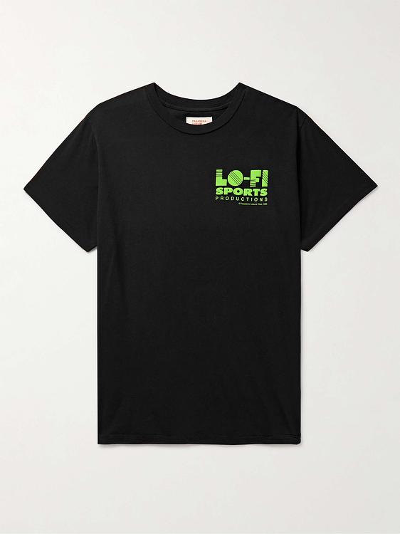 Print black t-shirt from Pasadena Leisure Club