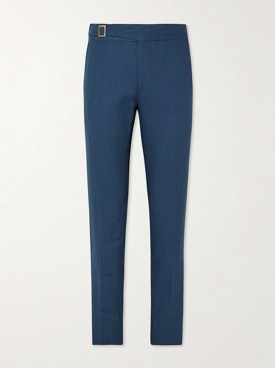 Dark blue formal trousers from Rubinacci
