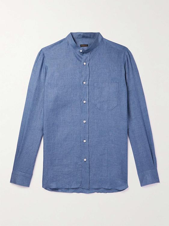 Blue casual shirt from Rubinacci