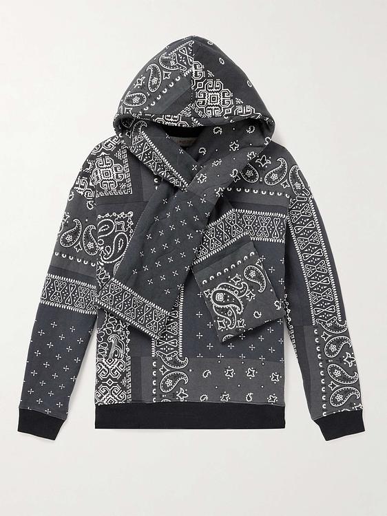 Dark grey hooded sweatshirt from Kapital