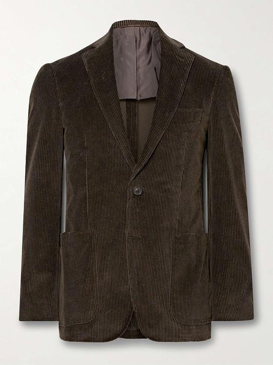 Dark green blazer from Canali