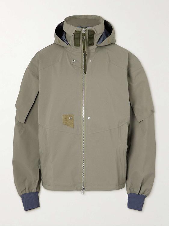 Taupe casual jacket from Acronym