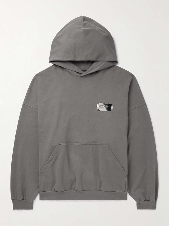 Grey hooded sweatshirt from Balenciaga