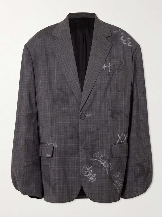 Dark brown blazer from Balenciaga