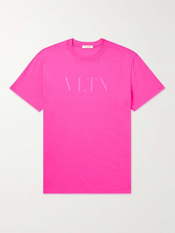 Print pink t-shirt from Valentino Garavani