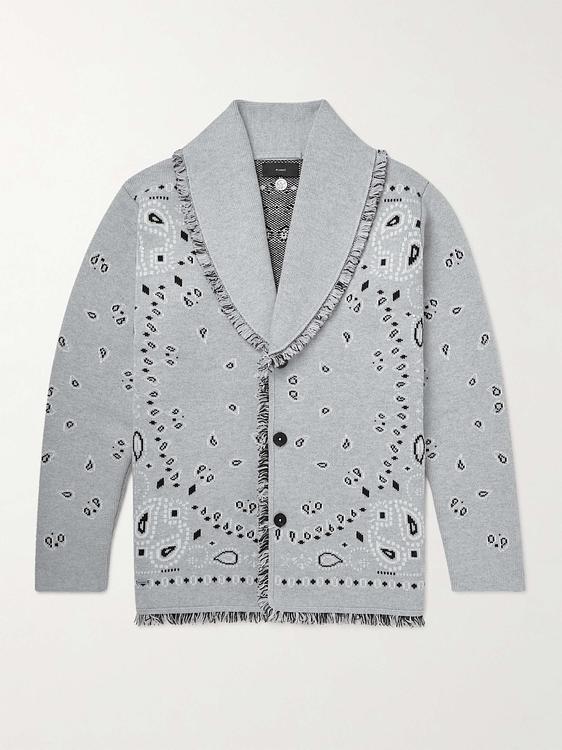 Grey cardigan from Alanui