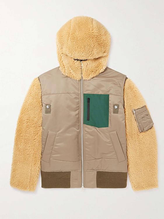 Multicolor bomber jacket from Sacai