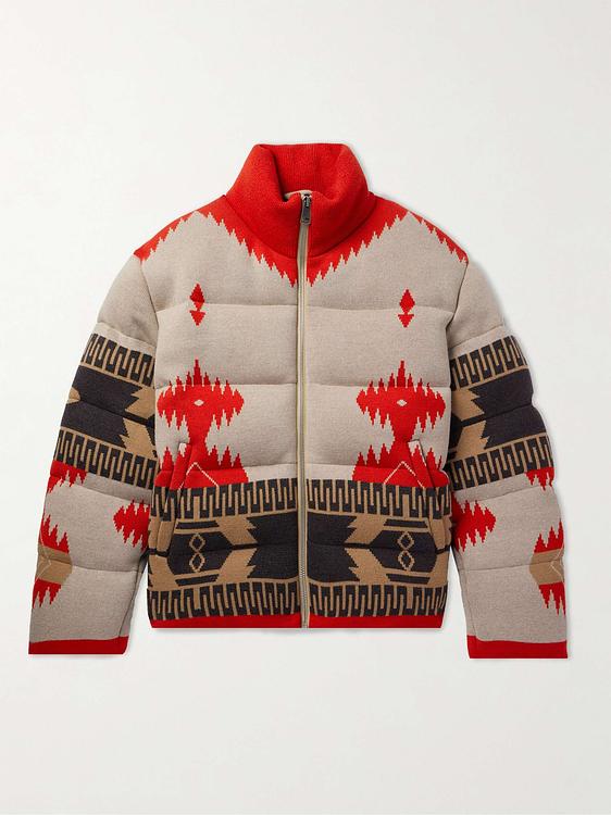 Beige down jacket from Alanui