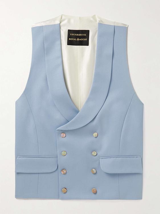 Blue vest from Favourbrook