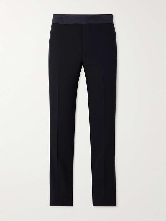 Black tuxedo trousers from Giorgio Armani